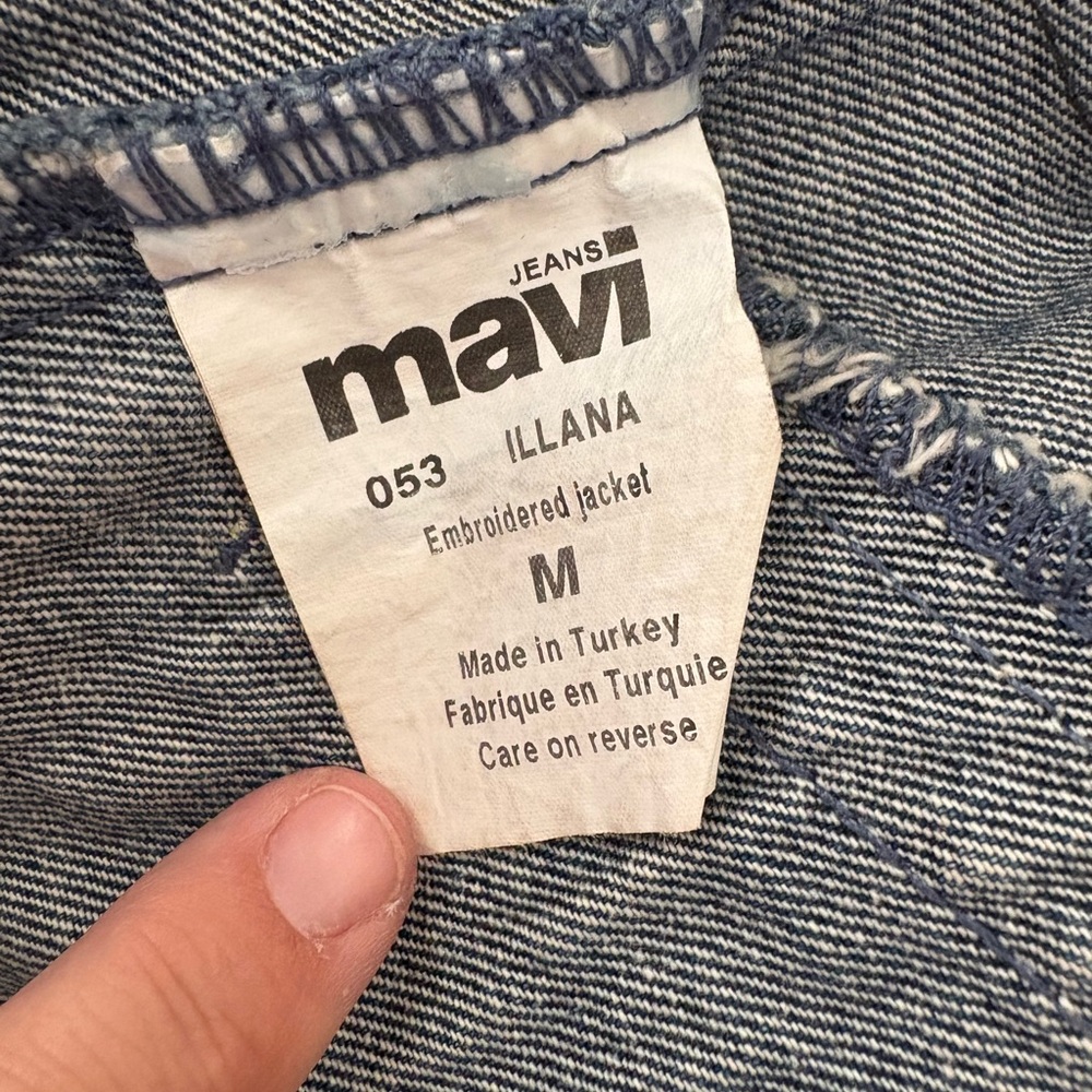 Embroidered Denim Jacket - Picture 14 of 16